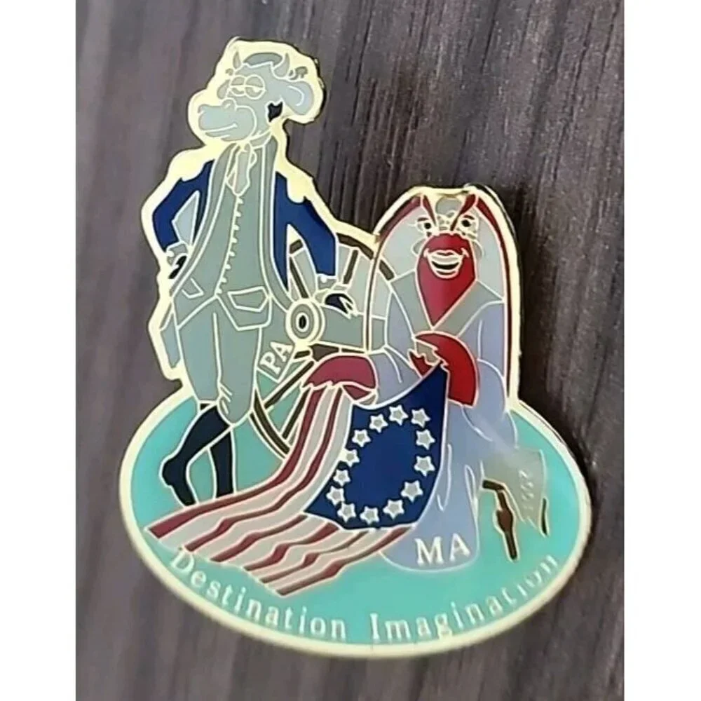 Destination Imagination PA MA 2003 Cow Lobster FLAG Pin